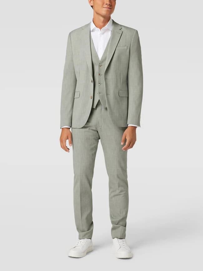 MCNEAL Weste Mit Paspeltaschen Modell 'Emil' - Grün 1 MCNEAL Weste Mit Paspeltaschen Modell 'Emil' - Grün