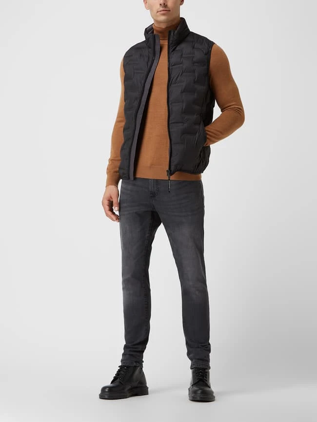 Milestone Steppweste Mit Wattierung Modell 'Malcolm' - Schwarz 1 Milestone Steppweste Mit Wattierung Modell 'Malcolm' - Schwarz