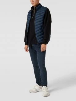 REVIEW Weste Mit Label-Patch - Dunkelblau