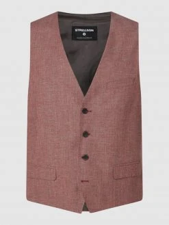 Strellson Weste Mit Leinen-Anteil Modell 'Gyl' - Hellrot