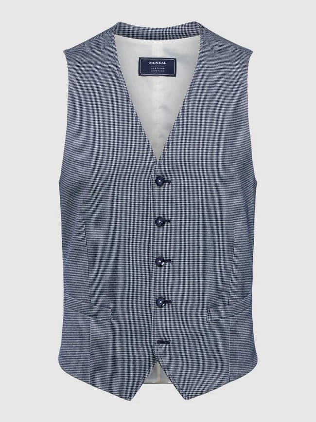 MCNEAL Weste Mit Allover-Muster - Blau 2 MCNEAL Weste Mit Allover-Muster - Blau – Bild 2