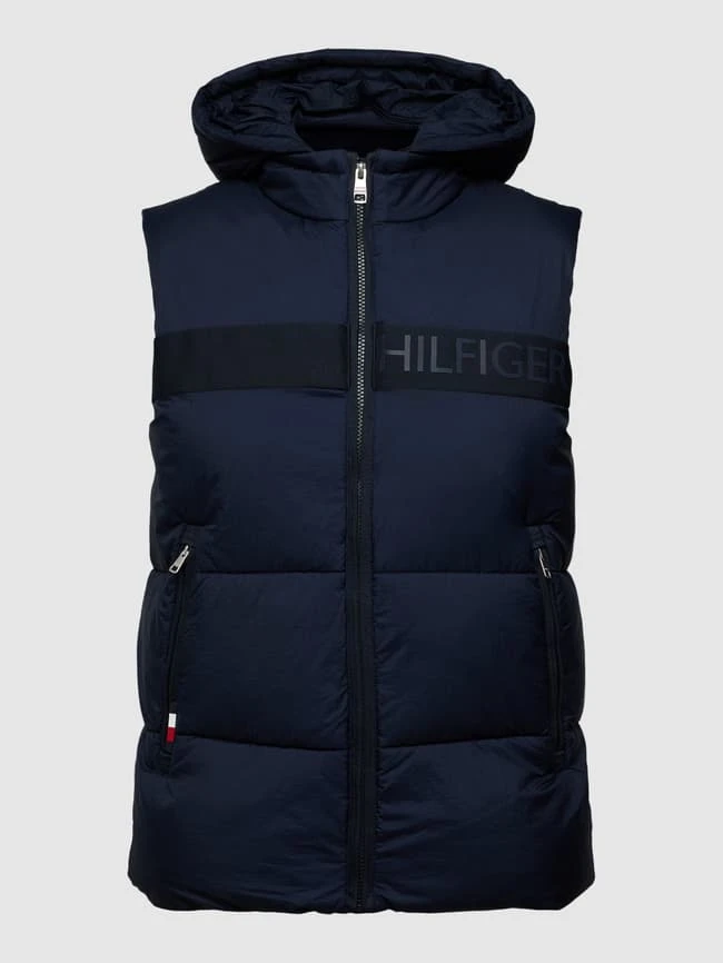 Tommy Hilfiger Steppweste Mit Label-Print Modell 'LOFT' - Marineblau 2 Tommy Hilfiger Steppweste Mit Label-Print Modell 'LOFT' - Marineblau – Bild 2