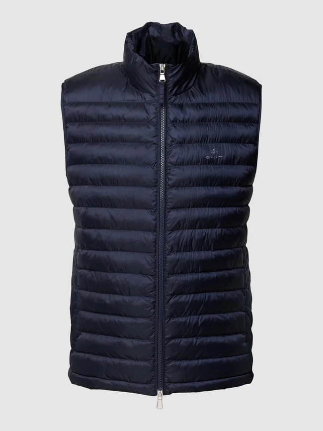 Gant Steppweste Mit Label-Details - Marineblau 2 Gant Steppweste Mit Label-Details - Marineblau – Bild 2