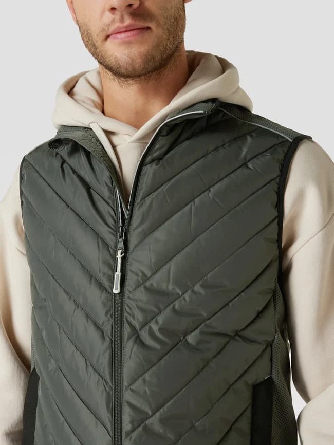 MCNEAL Steppweste Mit Reflektorstreifen - Dunkelgrau 3 MCNEAL Steppweste Mit Reflektorstreifen - Dunkelgrau – Bild 3