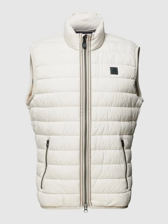 Marc O'Polo Steppweste Mit Label-Patch Modell 'Lightdown' - Silber 2 Marc O'Polo Steppweste Mit Label-Patch Modell 'Lightdown' - Silber – Bild 2