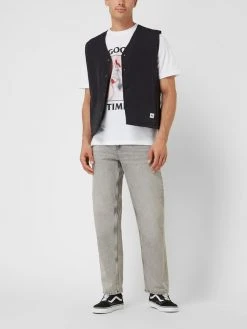 Minimum Weste Mit Druckknopfleiste - Schwarz