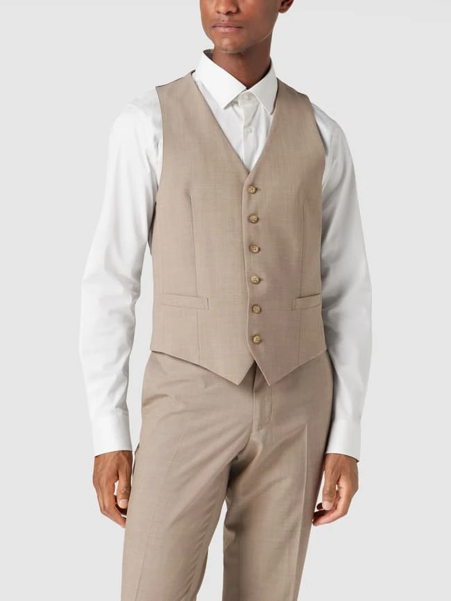 Tiger Of Sweden Weste Mit Kontrastrückseite - Beige 4 Tiger Of Sweden Weste Mit Kontrastrückseite - Beige – Bild 4