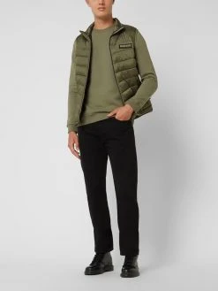 Napapijri Regular Fit Steppweste Mit Stehkragen Modell 'Aerons' - Olivgrün