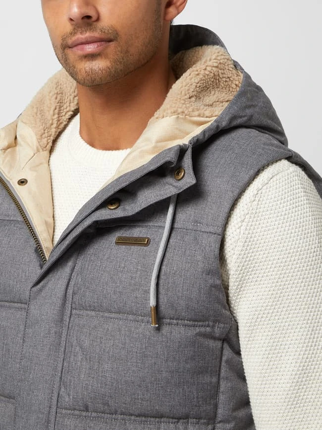 Ragwear Steppweste Mit Kapuze Modell 'Seto' - Wasserdicht - Dunkelgrau Meliert 3 Ragwear Steppweste Mit Kapuze Modell 'Seto' - Wasserdicht - Dunkelgrau Meliert – Bild 3