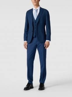 BOSS Regular Fit Weste Mit Paspeltaschen - Blau