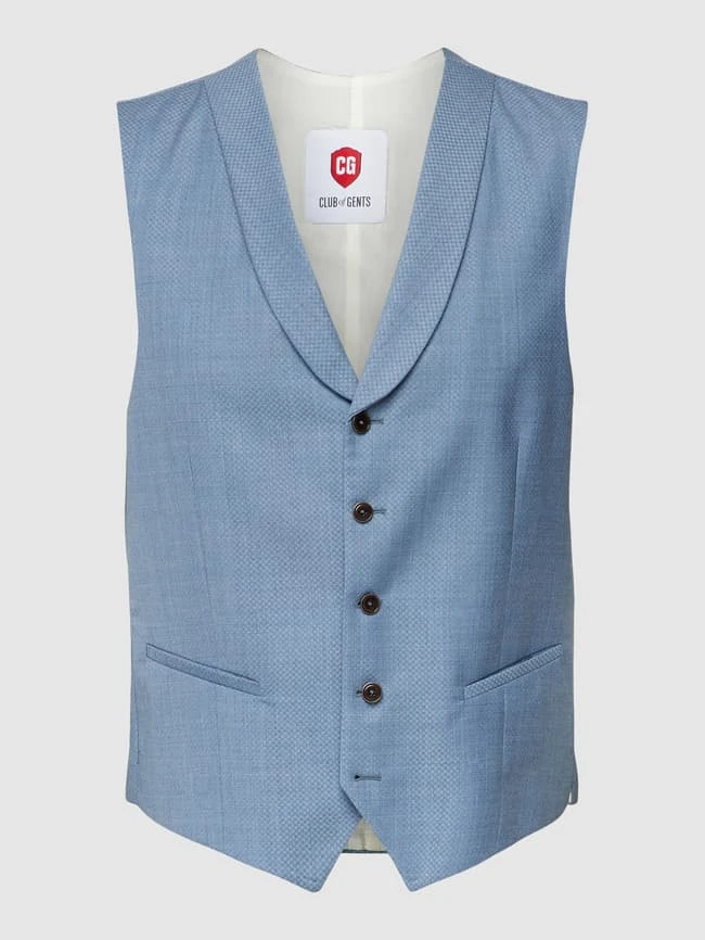 CG - Club Of Gents Weste Aus Reiner Schurwolle - YOUR OWN PARTY By CG – CLUB Of GENTS - Hellblau 1 CG - Club Of Gents Weste Aus Reiner Schurwolle - YOUR OWN PARTY By CG – CLUB Of GENTS - Hellblau