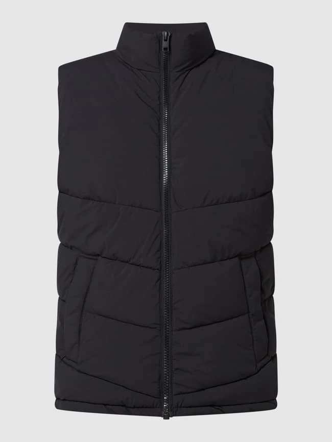 Jack & Jones Steppweste Mit Stehkragen Modell 'Copenhagen' - Wasserabweisend - Schwarz 2 Jack & Jones Steppweste Mit Stehkragen Modell 'Copenhagen' - Wasserabweisend - Schwarz – Bild 2