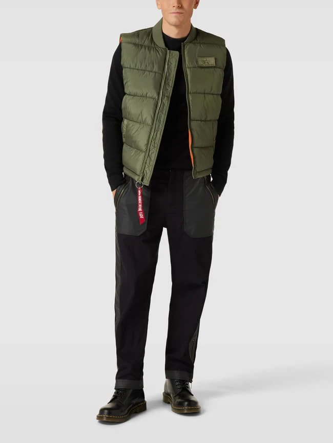 Alpha Industries Steppweste Mit Label-Patch Modell 'Puffer' - Grün 1 Alpha Industries Steppweste Mit Label-Patch Modell 'Puffer' - Grün