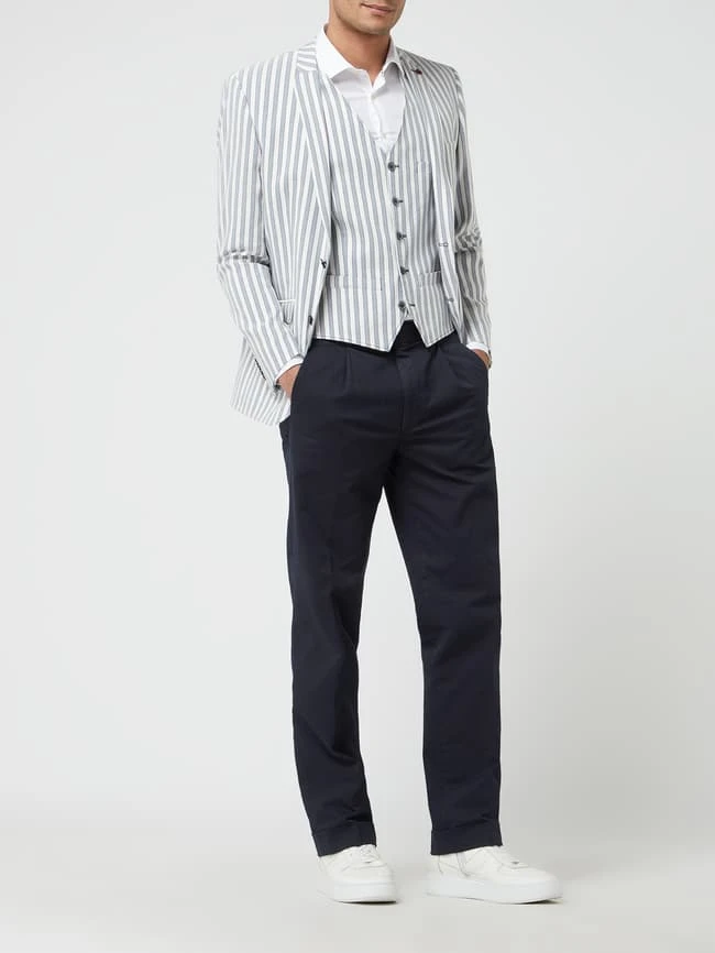 Roy Robson Weste Mit Streifenmuster - Hellblau 1 Roy Robson Weste Mit Streifenmuster - Hellblau