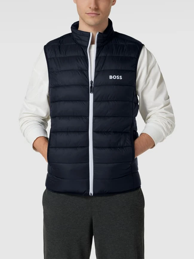 BOSS Athleisurewear Steppweste Mit Stehkragen Modell 'THOR' - Dunkelblau 4 BOSS Athleisurewear Steppweste Mit Stehkragen Modell 'THOR' - Dunkelblau – Bild 4