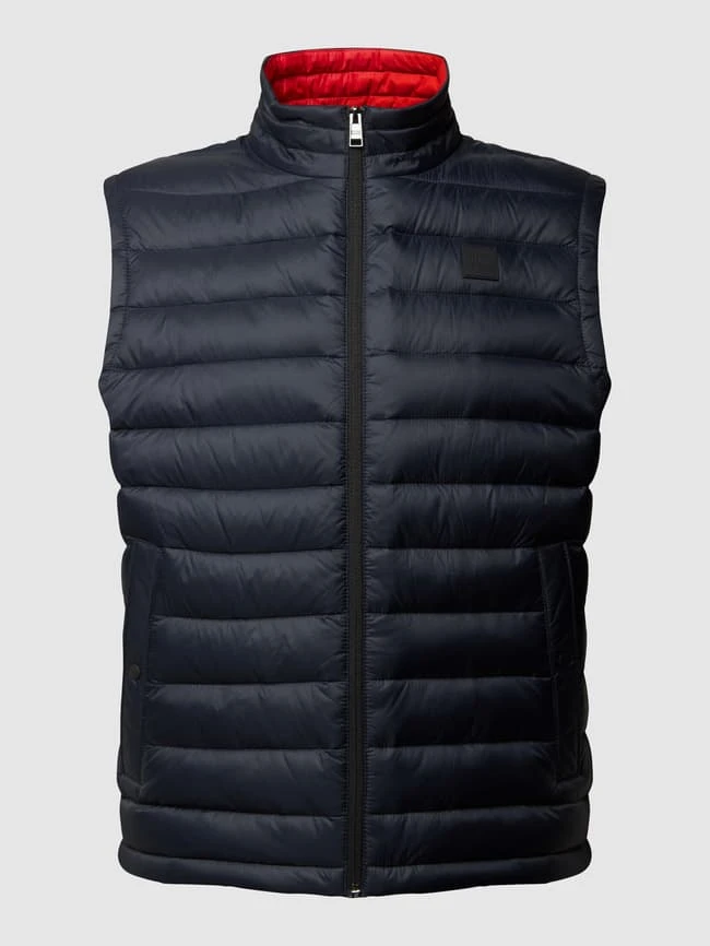 BOSS Steppweste Mit Eingrifftaschen Modell 'Chroma' - Marineblau 2 BOSS Steppweste Mit Eingrifftaschen Modell 'Chroma' - Marineblau – Bild 2