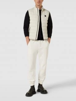 Marc O'Polo Regular Fit Steppweste Mit Stehkragen - Offwhite