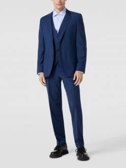 BOSS Weste Mit Paspeltaschen - Royalblau