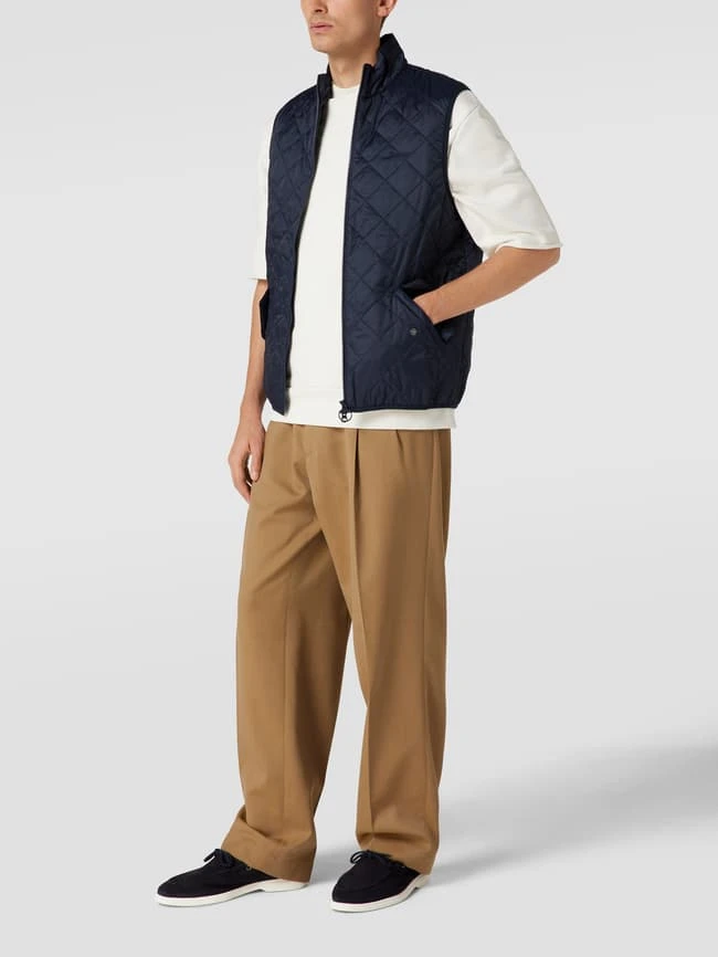 Barbour Steppweste Mit Label-Stitching Modell 'CHELSEA GILET' - Marineblau 1 Barbour Steppweste Mit Label-Stitching Modell 'CHELSEA GILET' - Marineblau