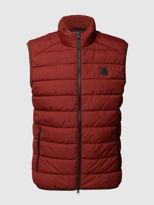 Marc O'Polo Steppweste Mit Logo-Patch - Dunkel Orange 2 Marc O'Polo Steppweste Mit Logo-Patch - Dunkel Orange – Bild 2