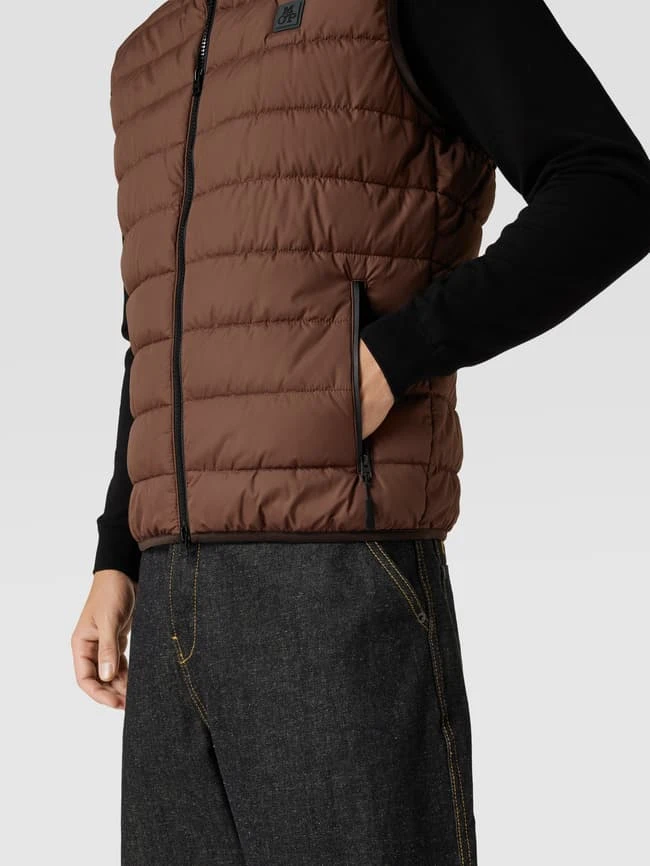 Marc O'Polo Steppweste Mit Reißverschlusstaschen - Dunkelbraun 3 Marc O'Polo Steppweste Mit Reißverschlusstaschen - Dunkelbraun – Bild 3