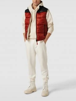 MCNEAL Wendeweste Mit Label-Print - Rostrot