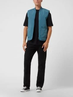 CK Calvin Klein Weste Mit Stehkragen - Petrol