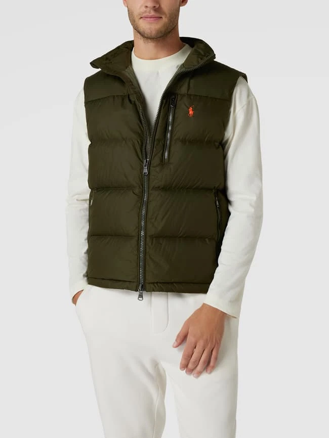 Polo Ralph Lauren Daunenweste Mit Stehkragen - Olivgrün 4 Polo Ralph Lauren Daunenweste Mit Stehkragen - Olivgrün – Bild 4