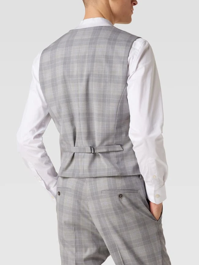 MCNEAL Weste Mit Glencheck-Muster - Mittelgrau 5 MCNEAL Weste Mit Glencheck-Muster - Mittelgrau – Bild 5