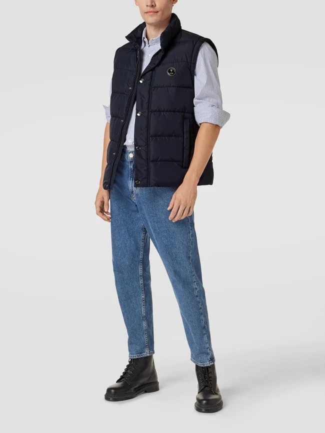 JOOP! Collection Steppweste Mit Label-Patch - Marineblau 1 JOOP! Collection Steppweste Mit Label-Patch - Marineblau