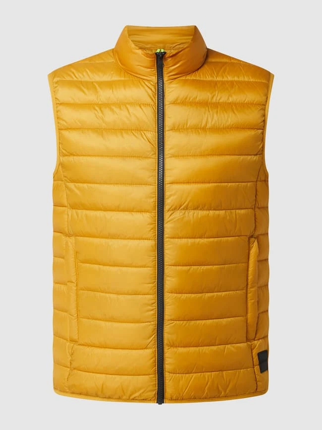 Calamar Light-Steppweste Mit Stehkragen - Wasserabweisend - Gelb 2 Calamar Light-Steppweste Mit Stehkragen - Wasserabweisend - Gelb – Bild 2