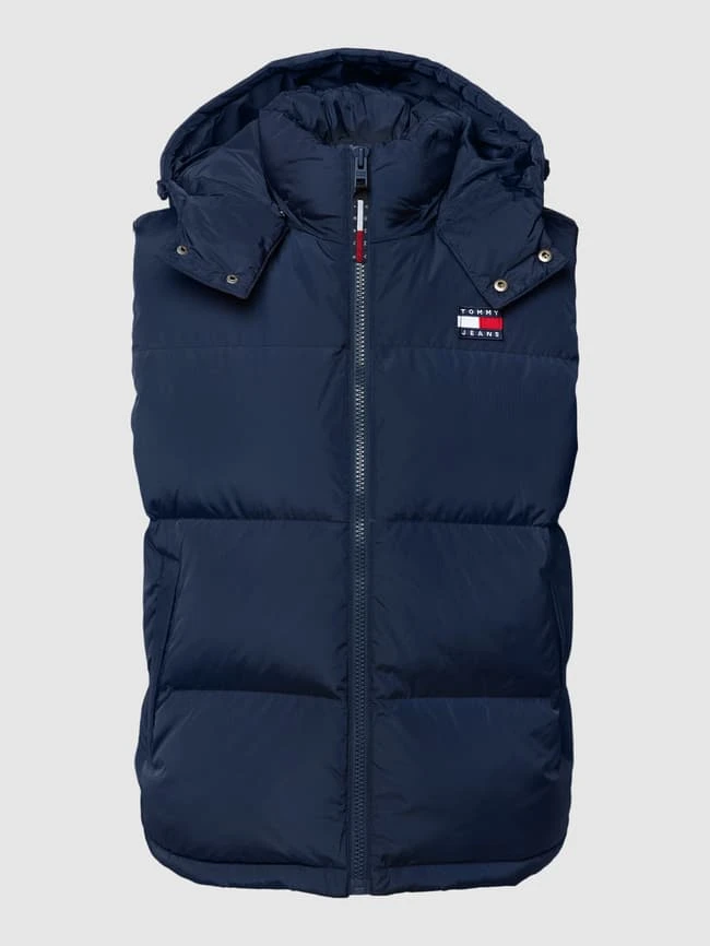 Tommy Jeans Steppweste Mit Label-Stitching Modell 'ALASKA' - Dunkelblau 2 Tommy Jeans Steppweste Mit Label-Stitching Modell 'ALASKA' - Dunkelblau – Bild 2