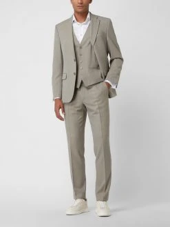 Tommy Hilfiger Shop 47 Pierre Cardin Modern Fit Weste Mit Stretch-Anteil Modell 'Gab' - 'Futurerflex' - Schlamm