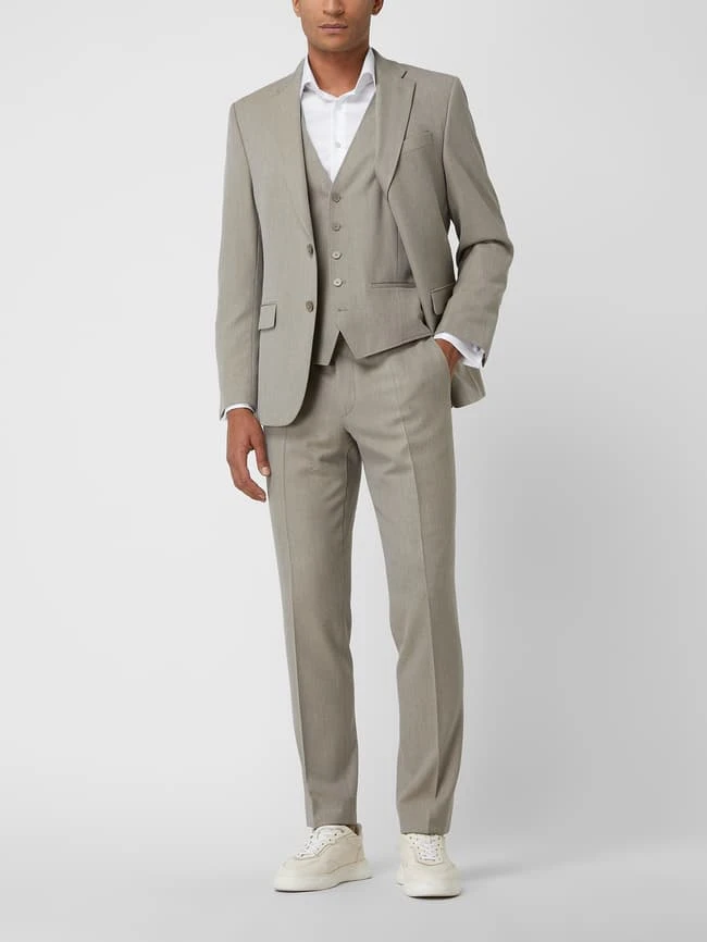 Pierre Cardin Modern Fit Weste Mit Stretch-Anteil Modell 'Gab' - 'Futurerflex' - Schlamm 1 Pierre Cardin Modern Fit Weste Mit Stretch-Anteil Modell 'Gab' - 'Futurerflex' - Schlamm